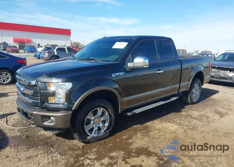 2015 Ford F-150 Lariat из США, поврежденный, VIN 1FTFX1EF7FKD32944